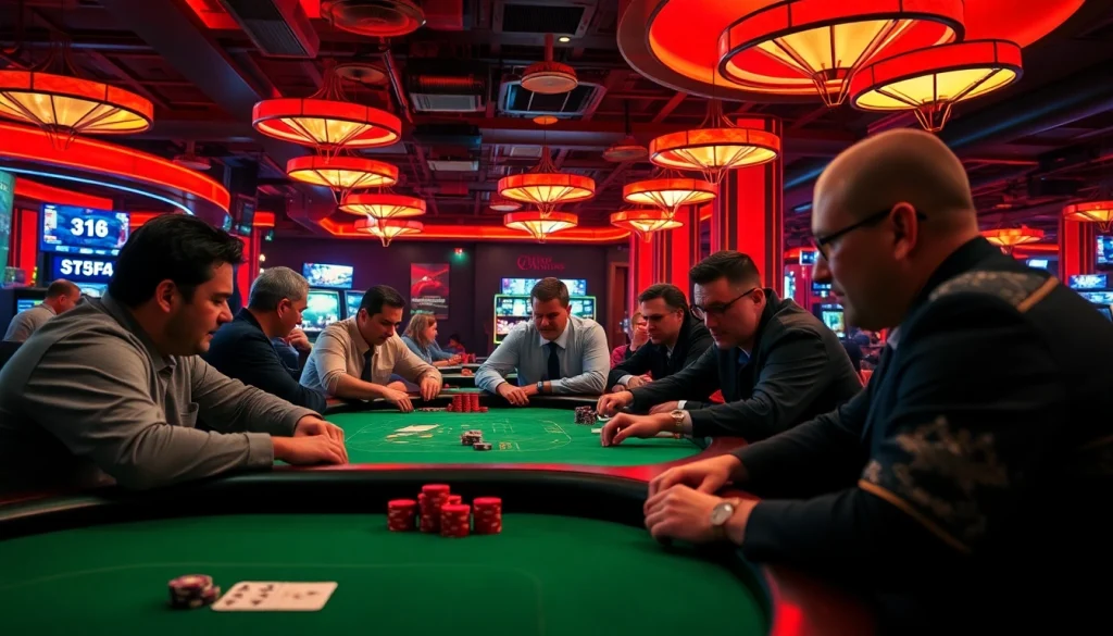 Découvrez le meilleur casino en ligne belgique avec des joueurs concentrés et une ambiance animée.