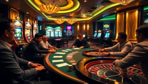 Engage with high-stakes poker and casino excitement in a luxury setting featuring da 88 elements.