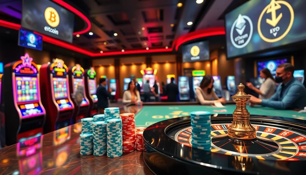 Experience the thrill of casino crypto en ligne with exciting games and electronic payment methods.