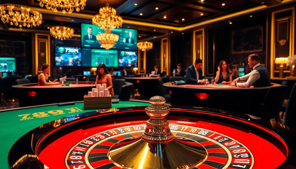 Winning at the roulette table with the exciting 789win link interface highlighting chips and cards.