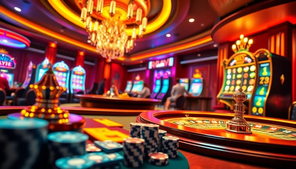 Exciting gameplay on Trang chủ alo789, featuring vibrant casino elements and engaging players in action.