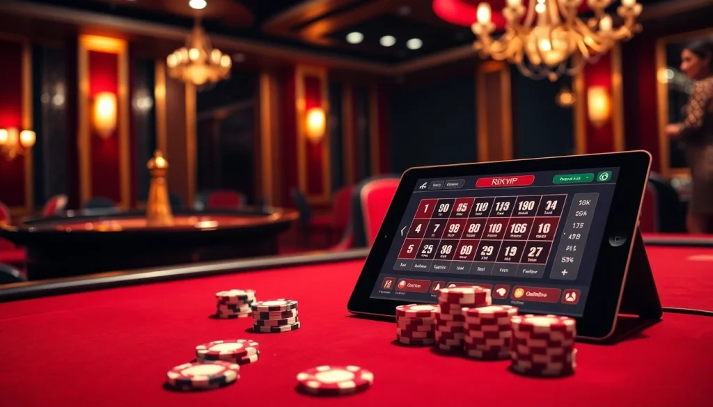 Experience thrilling gameplay at Rikvip with luxurious casino tables and exciting gaming options.