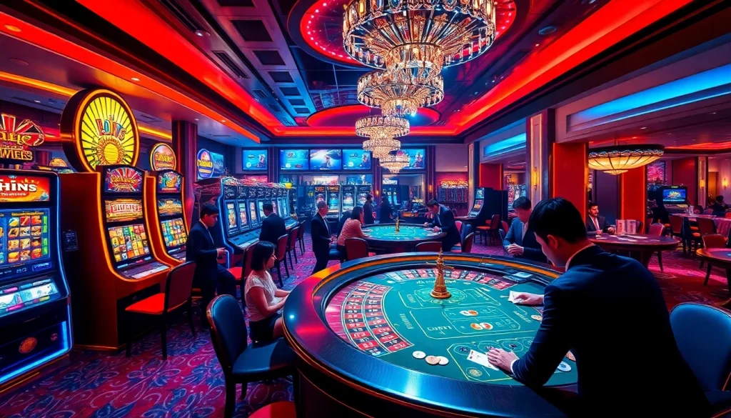 Experience the excitement of the meilleur casino en ligne france with thrilling games and vibrant atmosphere.