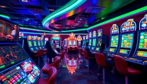 Explore meilleur casino crypto with vibrant digital slots and engaging players in a lively environment.