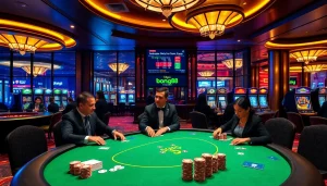 Experience the thrill of gaming at https://bong88.casa/, where poker action unfolds amidst luxury.