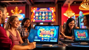 Jouez au meilleur casino en ligne belgique avec une ambiance dynamique et colorée.