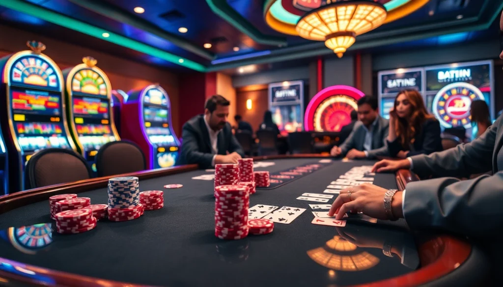 Engage in thrilling games at https://33win.property/ Casino with vibrant tables and professional players.