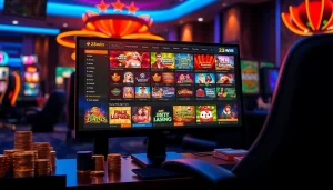 Engaging online gaming scene showcasing 23win casino games with vibrant colors and modern interface.