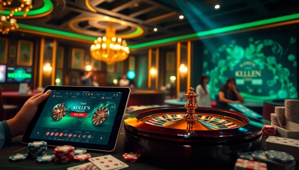 Engaging online gambling experience at https://vk88a.com/, showcasing lively casino elements and user-friendly interface.