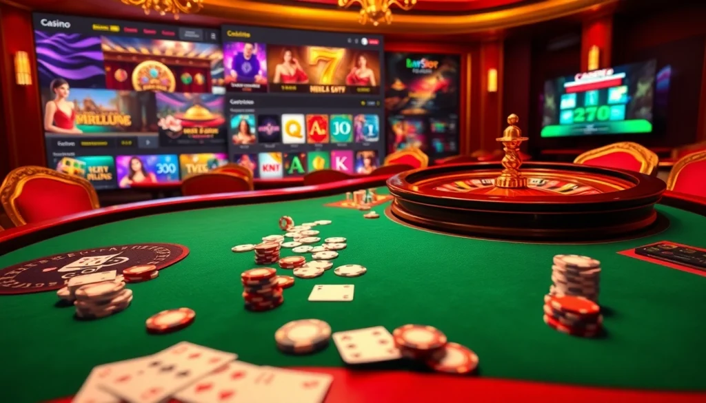 Découvrez l'excitation du casino en ligne France avec des tables de casino vibrantes, de la roulette et de l'action au poker.