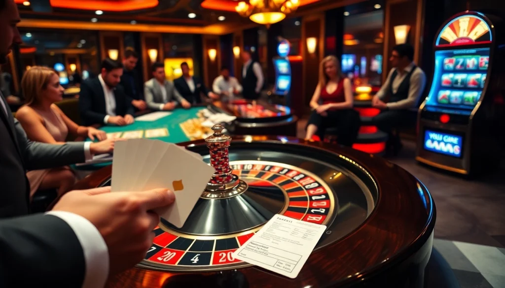 Experience thrilling gameplay at bu88 trang chủ with vibrant casino elements like roulette and poker.